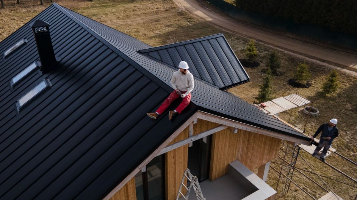 Man of Roof Doing Roofing Repairs